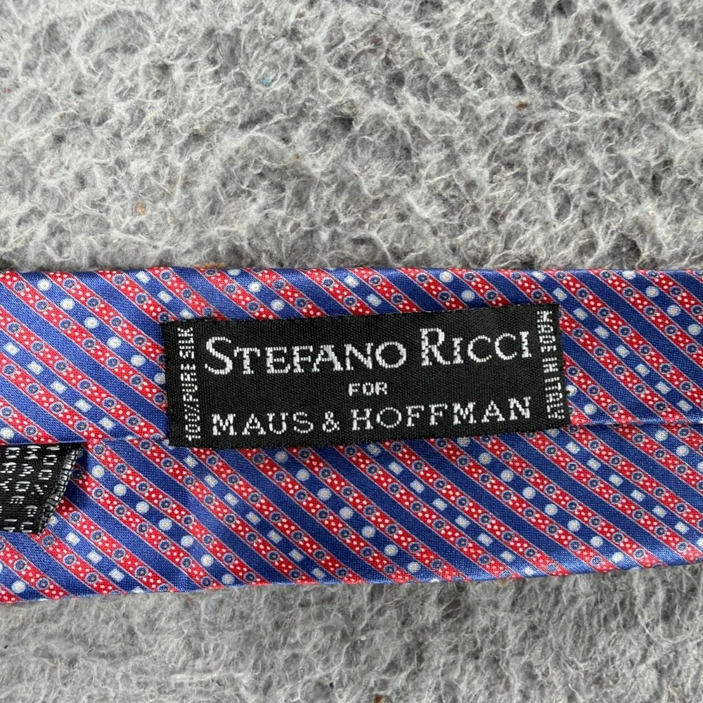 Stefano Ricci Tie Luxury Collection 100% Silk Stripes Sophisticated Dapper ITALY